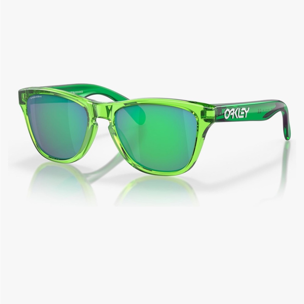 Kids lime green REAL Oakley sunglasses! Xxs never been worn! Brand new